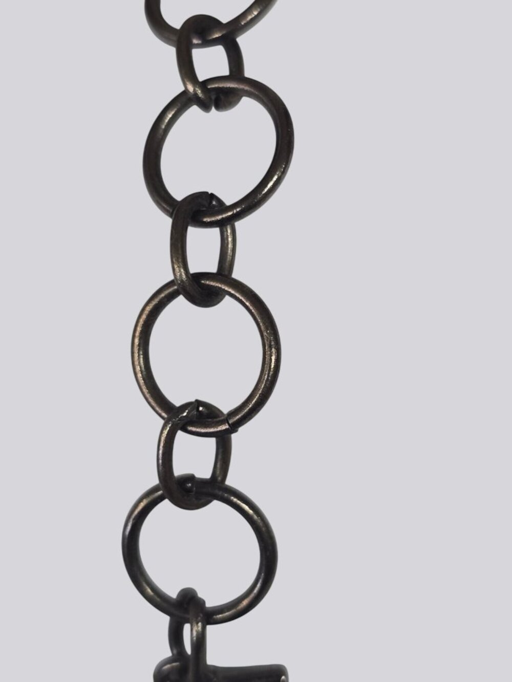 Vintage-Style Black Multi-Chain Necklace With Clear Rhinestone Accents - Picture 8 of 16